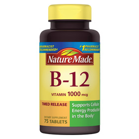 Nature Made Nature Made Vitamin B-12 1000 mcg, Timed Release, 75 Tablets