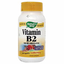 Nature's Way Vitamin B-2 Riboflavin 100mg 100 caps from Nature's Way