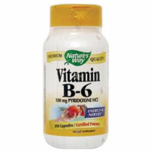 Nature's Way Vitamin B-6 Pyridoxine 100mg 100 caps from Nature's Way