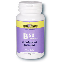 Thompson Nutritional Vitamin B Complex 50 60 caps, Thompson Nutritional Products
