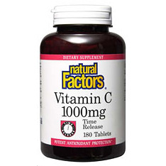 Natural Factors Vitamin C 1000 mg Time Release 90 Tablets, Natural Factors