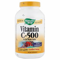 Nature's Way Vitamin C 500 with Rose Hips 250 caps from Nature's Way
