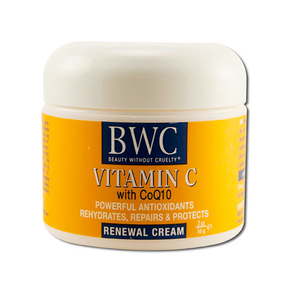Beauty Without Cruelty Vitamin C with CoQ10 Facial Renewal Cream, 2 oz, Beauty Without Cruelty