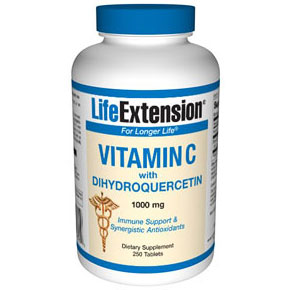 Life Extension Vitamin C with Dihydroquercetin 1000 mg, 250 Tablets, Life Extension