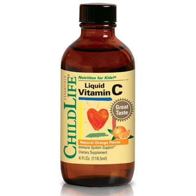 ChildLife Vitamin C Liquid Orange Flavor 4 fl oz from ChildLife