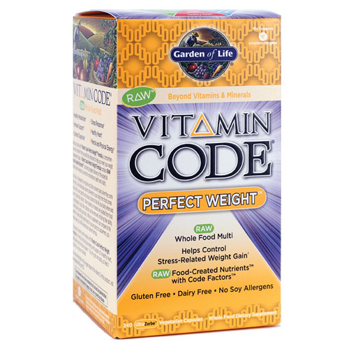 Garden of Life Vitamin Code, Perfect Weight, 240 Veggie Caps, Garden of Life