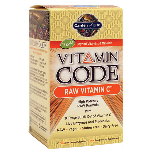 Garden of Life Vitamin Code, Raw Vitamin C, 60 Veggie Caps, Garden of Life