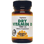Country Life Vitamin D 1000 Units Dry 100 Tablets, Country Life
