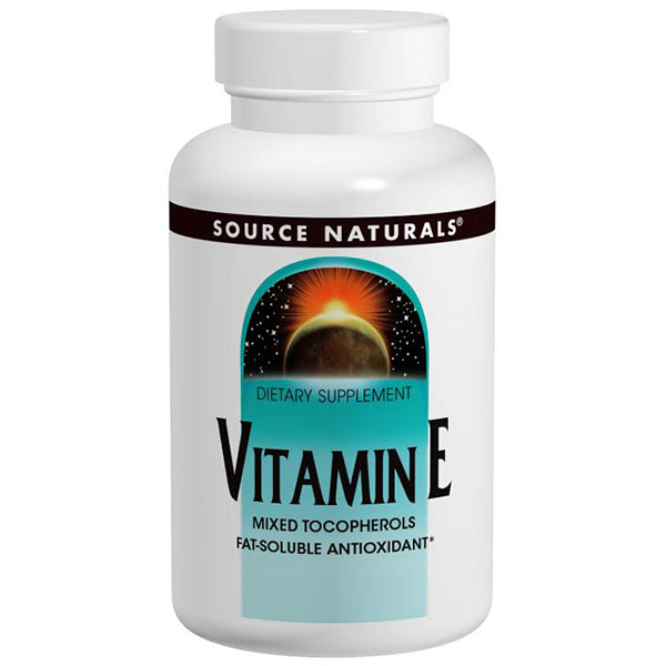 Source Naturals Vitamin E Natural Mixed Tocopherols 400 IU 100 softgels from Source Naturals