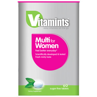 Vitamints Vitamints Multi for Women, Multivitamins On The Go, 60 Tablets x 6 pc