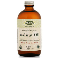 Flora Health Walnut Oil, Certified Organic, 8.5 oz, Flora Health