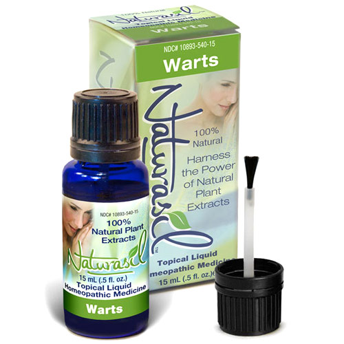 Naturasil Topical Liquid Homeopathic Remedy for Warts, 15 ml, Naturasil