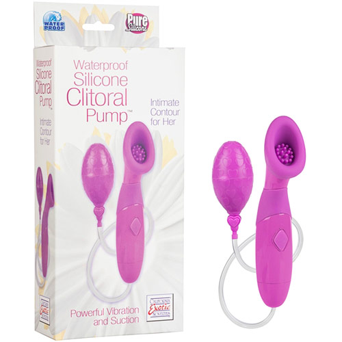 unknown Waterproof Silicone Clitoral Pump for Her, Pink, California Exotic Novelties