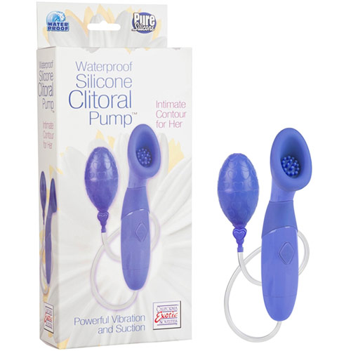 unknown Waterproof Silicone Clitoral Pump for Her, Purple, California Exotic Novelties