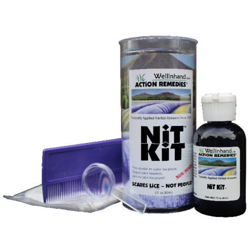 Well-In-Hand Herbal Topicals Well-In-Hand Nit Kit Lice Treatment Kit 3 pc