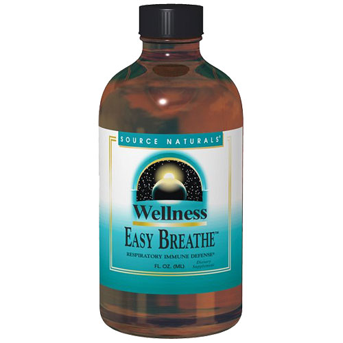 Source Naturals Wellness Easy Breathe Syrup, 8 oz, Source Naturals