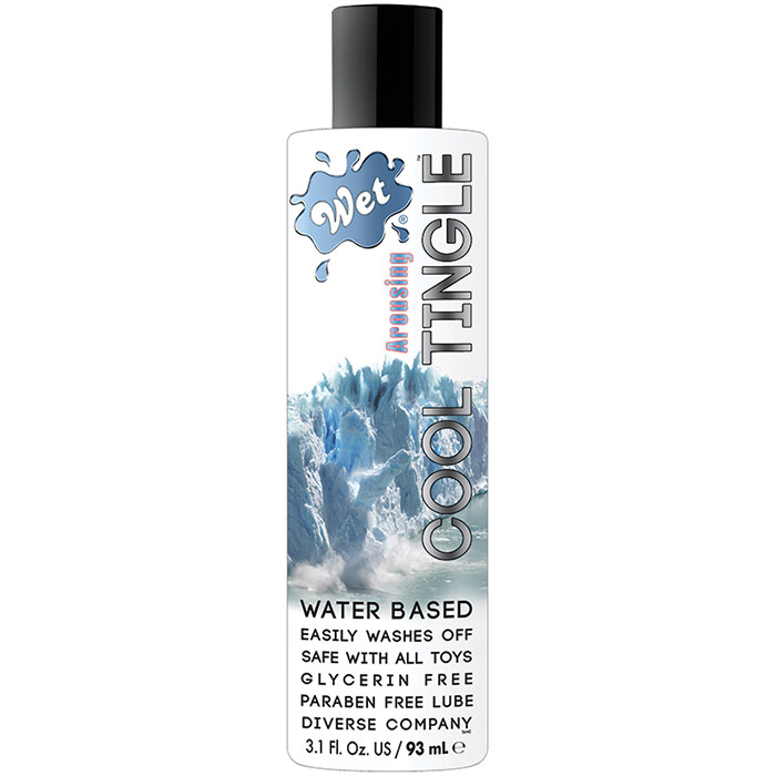 Wet Cool Tingle Water Based Lubricant, 3.1 oz, WET International