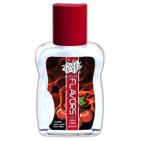 WET International Wet Fun Flavors 4-in-1 Lubricant - Popp n Cherry, 1.5 oz, WET International