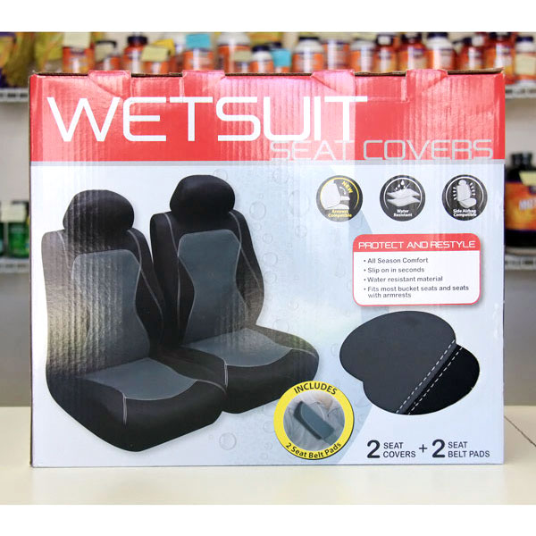 Winplus Wetsuit Seat Covers, 2 Seat Covers + 2 Seat Belt Pads