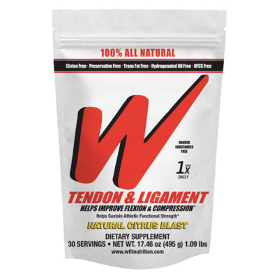 Weider Wfit Nutrition Tendon & Ligament Powder - Citrus, 1 lb, Weider