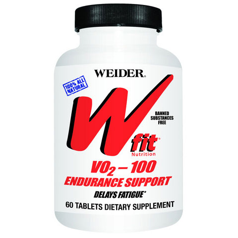 Weider Wfit Nutrition VO2-100 Endurance Support, 60 Tablets, Weider