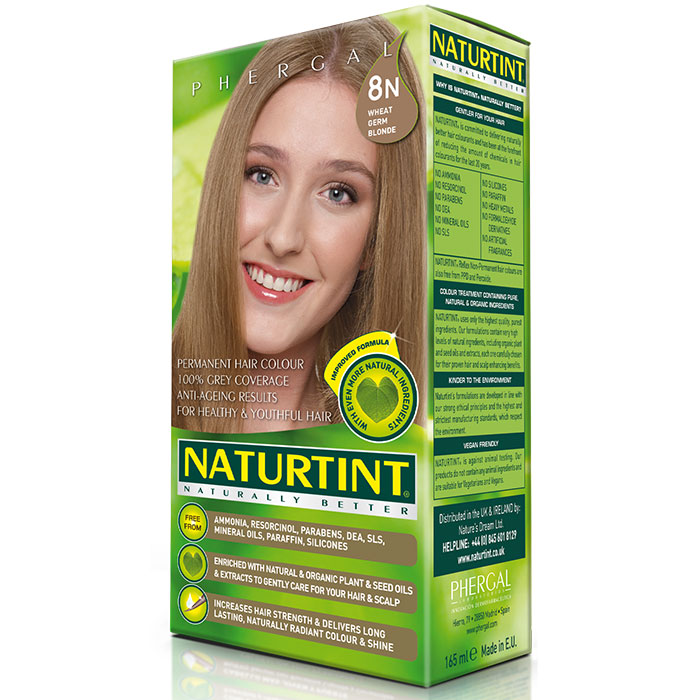 Naturtint Permanent Hair Colorant, Wheat Germ Blonde (8N), 5.6 oz, Naturtint