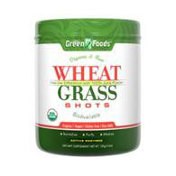 Green Foods Corporation Wheat Grass Shots, Drink Mix, Organic & Raw, 150 g (30 Servings), Green Foods Corporation