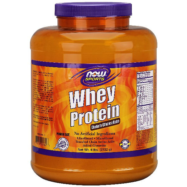 NOW Foods Whey Protein Chocolate 5 lb, NOW Foods