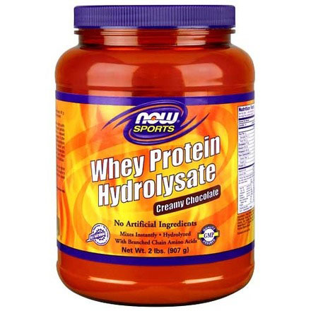 NOW Foods Whey Protein Hydrolysate - Creamy Chocolate, 2 lb, NOW Foods