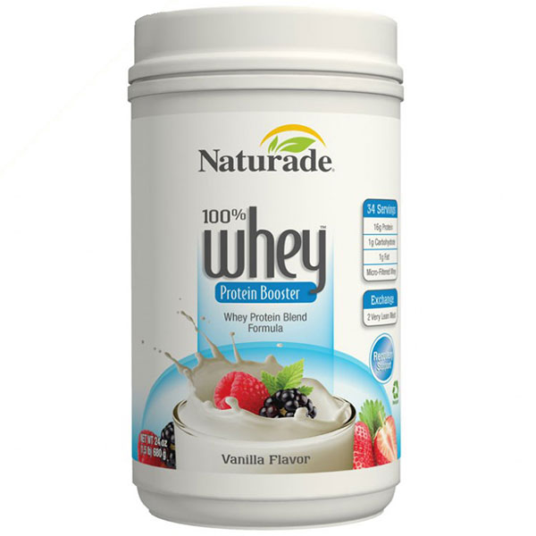 Naturade 100% Whey Protein Vanilla 24 oz powder from Naturade