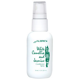 Aubrey Organics White Camellia and Jasmine Shine Conditioner Spray, 2 oz, Aubrey Organics