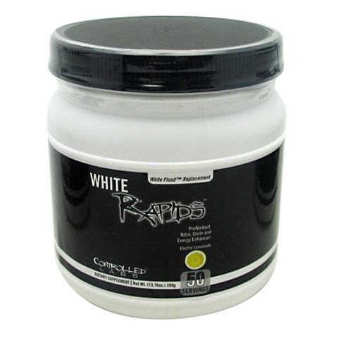 Controlled Labs Controlled Labs White Flood, Preworkout Nitric Oxide & Energy Enhancer, 50 Servings