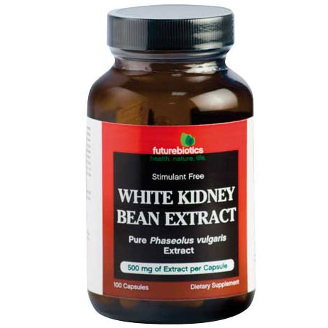 FutureBiotics White Kidney Bean Extract, Large Size, 200 Capsules, FutureBiotics