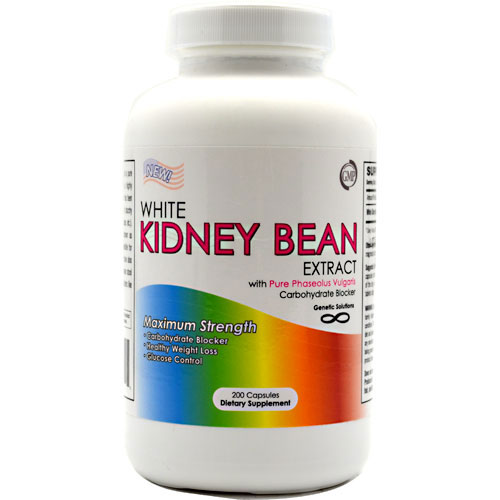 Genetic Solutions White Kidney Bean Extract, 200 Capsules, Genetic Solutions