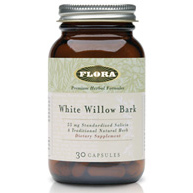 Flora Health White Willow Bark, 30 Capsules, Flora Health