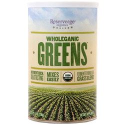 ReserveAge Organics Wholeganic Greens, Organic Green Superfood, 8.5 oz, ReserveAge Organics