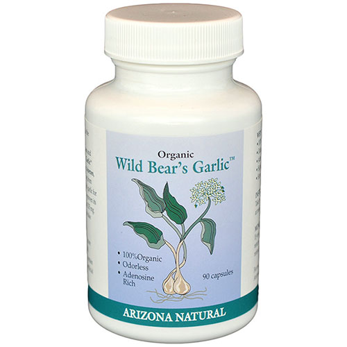 Arizona Natural Wild Bear Odorless Organic Garlic 90 caps from Arizona Natural