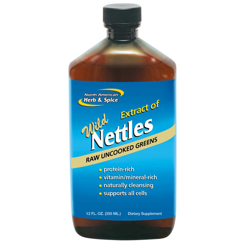 North American Herb & Spice Wild Nettles Juice, 12 oz, North American Herb & Spice