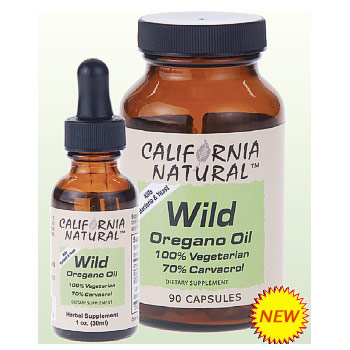 California Natural Wild Oregano Oil, 1 oz, California Natural