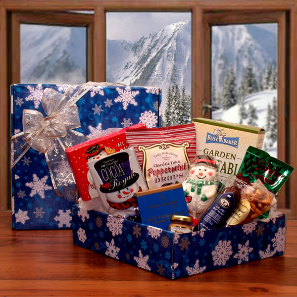 Elegant Gift Baskets Online Winter Wonderland Gourmet Gift Box, Elegant Gift Baskets Online