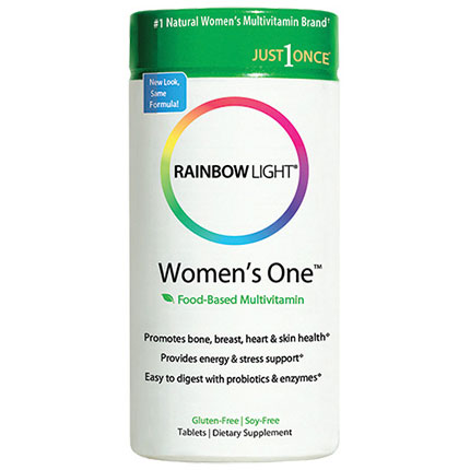 Rainbow Light Women's One Food-Based Multivitamin, Just Once, 150 Tablets, Rainbow Light