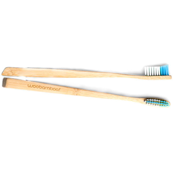 WooBamboo WooBamboo Adult Bamboo Toothbrush, Slim Handle, Super Soft