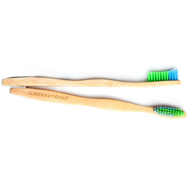 WooBamboo WooBamboo Adult Bamboo Toothbrush, Standard Handle, Soft