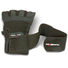 Flex Sports Wrist Wrap Glove, Large, Black, Flex Sports