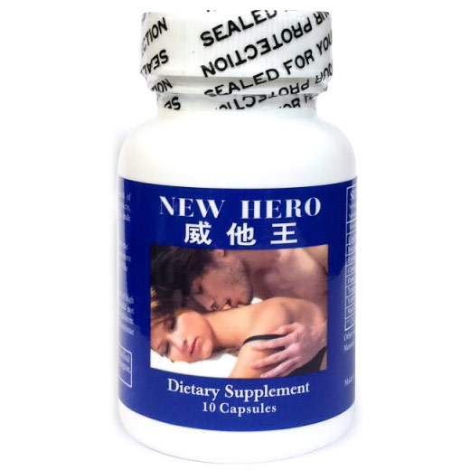 FAR Ocean Group LLC New Hero, Male Sexual Enhancer, 10 Capsules, Herbal Supplement