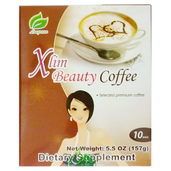 Longreen Corporation Xlim Beauty Coffee with Radix Astragali Extract, 10 Bags/Box, Longreen Corporation