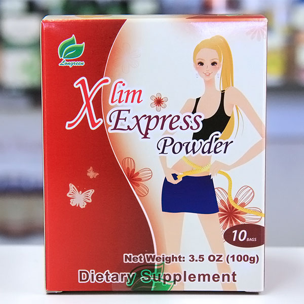 Longreen Corporation Xlim Express Powder Drink Mix, Fat Loss Support, 10 Bags, Longreen