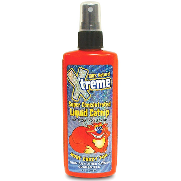 Synergy Labs Xtreme Super Concentrated Liquid Catnip Spray for Cats, 4 oz, Synergy Labs