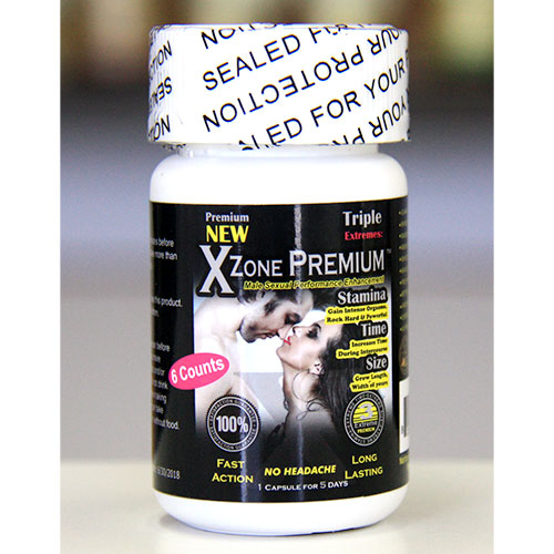 Xzen Xzen Platinum, Male Sexual Performance Enhancer, 6 Capsules/Bottle