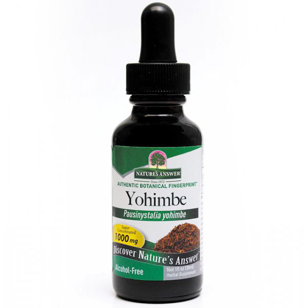 Nature's Answer Yohimbe Bark Extract Alcohol Free Liquid 1 oz from Nature's Answer